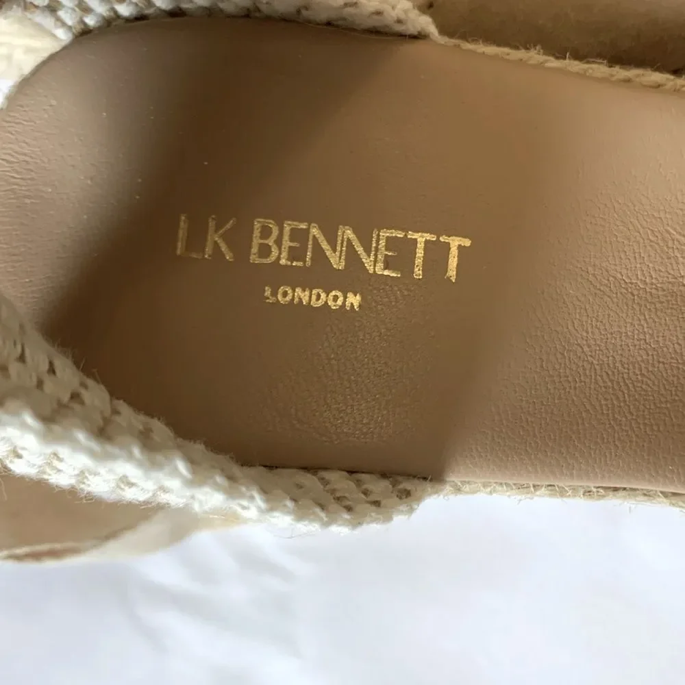 LK Bennett Maureen Trench Suede Espadrilles Size 11.5